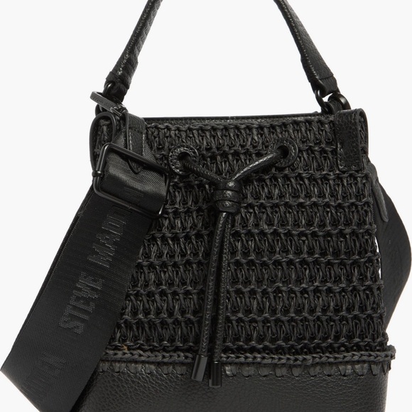 Steve Madden Handbags - Steve Madden Black Textured Mini Bag